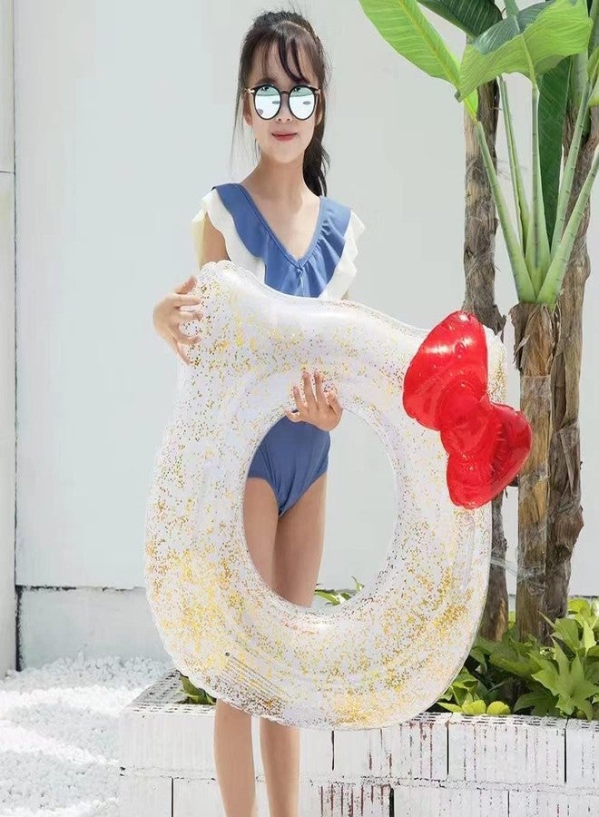 HOMECRAZE Premium Cat Shaped Inflatable Swim Ring for Kids | Durable PVC Swimming Tube & Pool Float for Toddlers & Children | Fun Animal Design Water Toy for Summer Beach & Pool Parties - Image 2