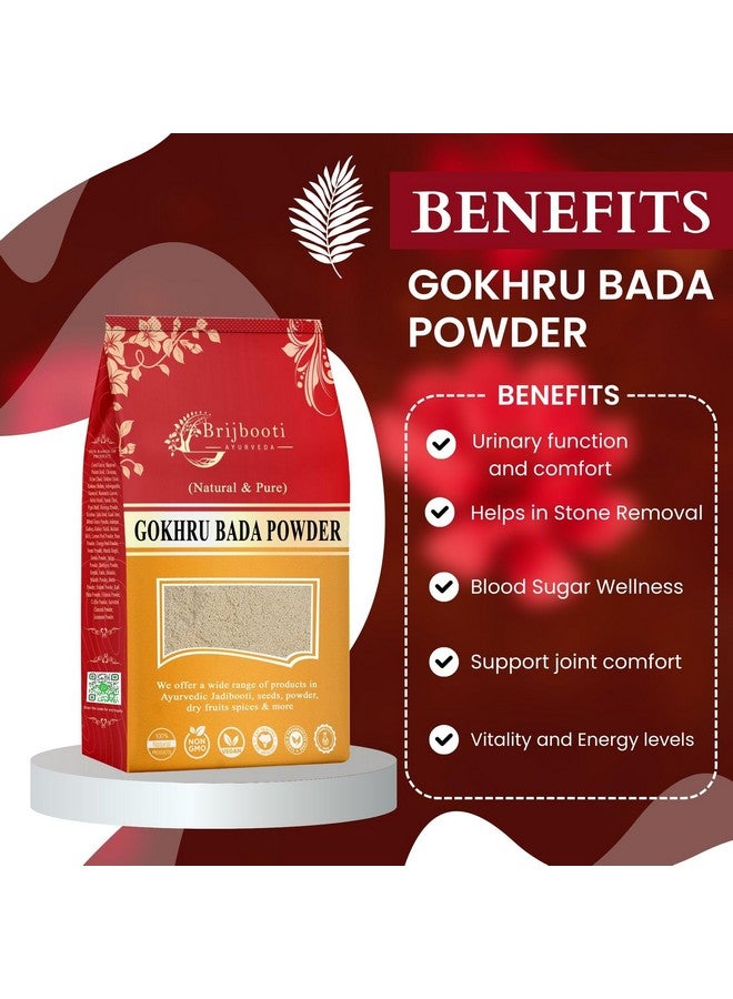 BrijBooti بريجبوتي غوكهرو بادة مسحوق تشوران - 250 غرام | مسحوق تريبولوس تيرستريس | مسحوق غوكشرو - كالتروب كبير - Image 3