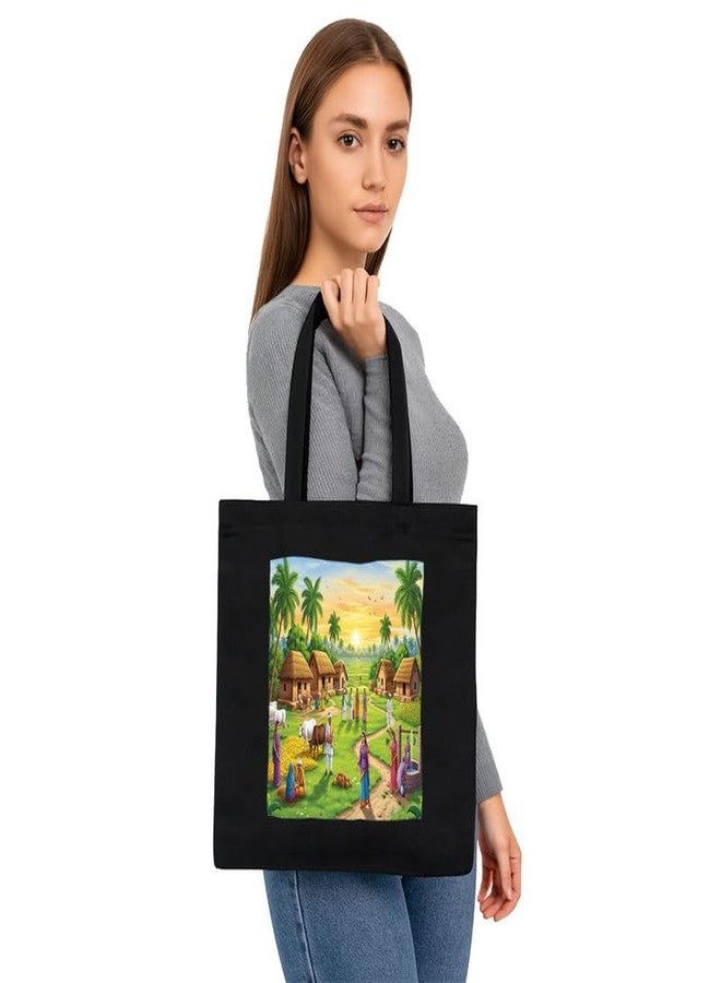 PrintingZone Printed Tote Bag For Women| Minimalist Canvas Printed Tote Bag for Women - Casual Shoulder Bag - Image 3
