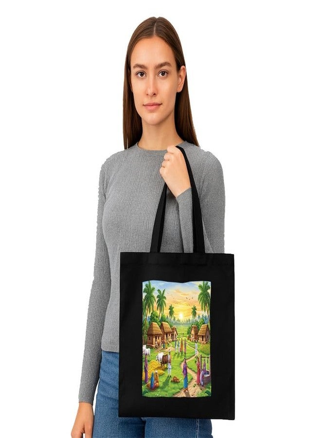 PrintingZone Printed Tote Bag For Women| Minimalist Canvas Printed Tote Bag for Women - Casual Shoulder Bag - Image 2