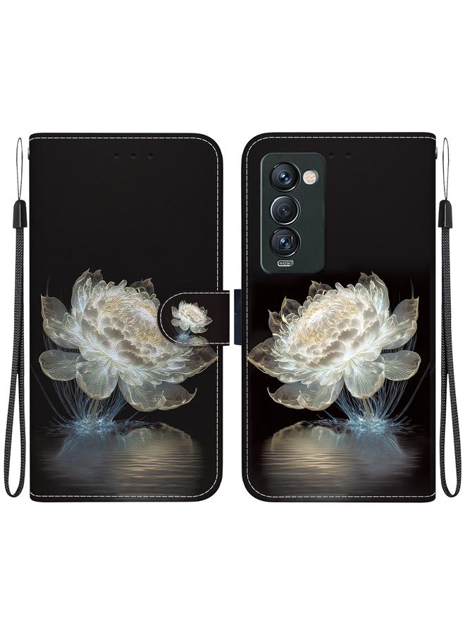 erorex Case For Tecno Camon 18 Premier Crystal Texture Colored Drawing Leather Phone Case - Image 1