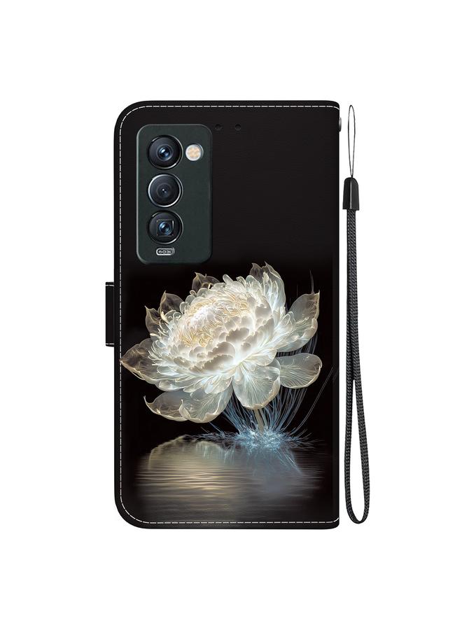 erorex Case For Tecno Camon 18 Premier Crystal Texture Colored Drawing Leather Phone Case - Image 3