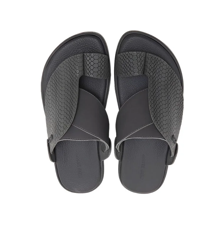 ستيف مادن Smulti Grey Men's Sandals