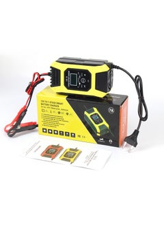 Generic Smart Automotive Battery Charger For 12V 7A Car Motorcycle AGM Lead Acid GEL WET Pulse 7 stage LCD Maintainer Desulfator (UK)  - Image 1