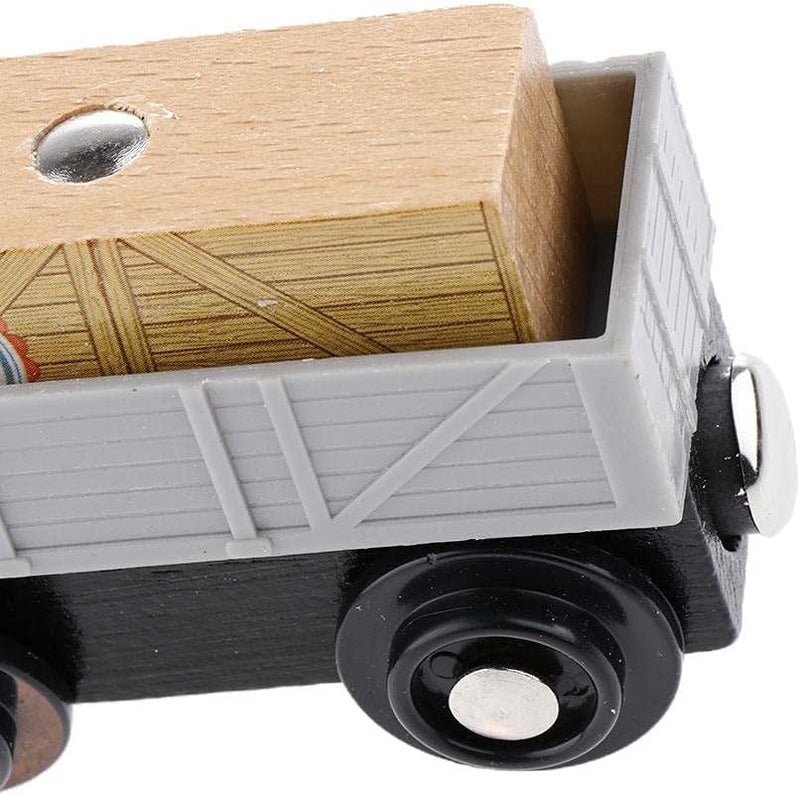 كلاراكو لعبة نموذج عربة قطار خشبي للأطفال - هدية مثالية - Image 1