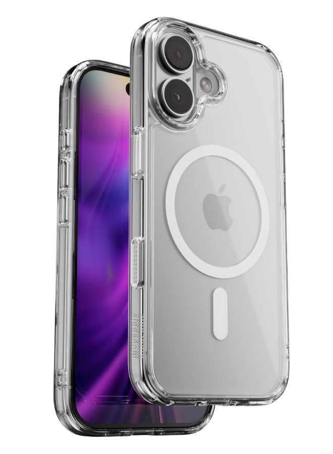 blupebble Hybrid MagClear MagSafe Case for iPhone 17 – Slim Transparent Protective Cover, Shockproof, Wireless Charging Compatible - Image 1