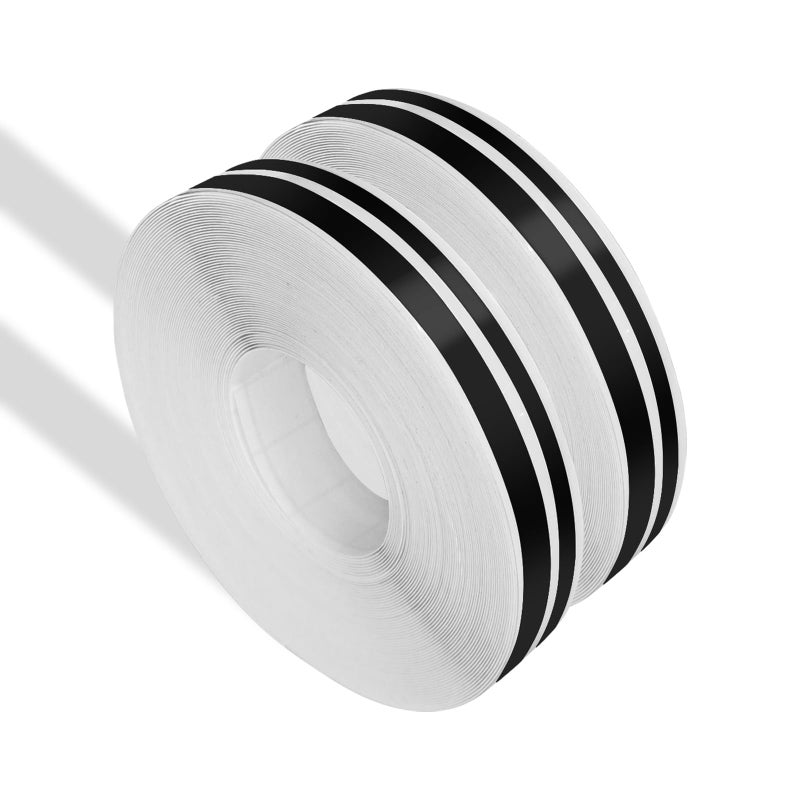 Eponcia Pinstripe Tape Waistline Body Sticker for Car Reflective Pin Striping Wrap Decals for Vinyl Gloss Automotive DIY Stickers Universal for Racing Cars Boats Trucks Trim Accessories Black - Image 3