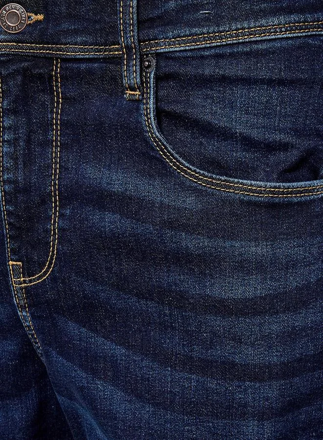 Splash FAV Denim Tapered Fit Jeans with Pockets