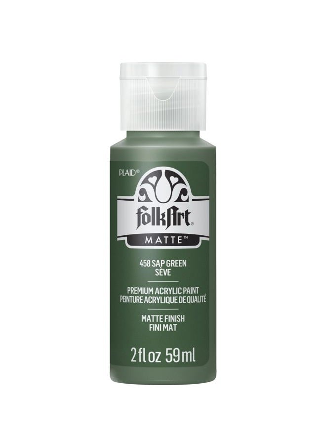 FolkArt Acrylic Paint in Assorted Colors (2 oz), 458, Sap Green - Image 1