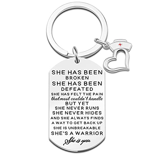Davrock Nurse Keychains for Women Nursing School Essentials Cna Accessories for Work Nurse Practitioner Gifts For Women Nurse Gifts for Nurses Keychain Medical Assisant Small Christmas Graduation Gift - Image 1