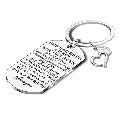 Davrock Nurse Keychains for Women Nursing School Essentials Cna Accessories for Work Nurse Practitioner Gifts For Women Nurse Gifts for Nurses Keychain Medical Assisant Small Christmas Graduation Gift - Image 3