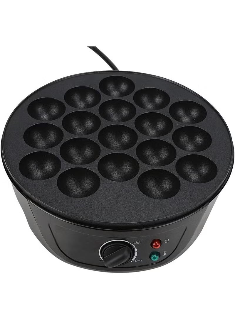 دينكس صينية طهي DX3412 لصنع الفطائر الهولندية الصغيرة والتاكوياكي - متعددة الاستخدامات، كهربائية لصنع الفطائر الصغيرة والتاكوياكي وكعكات البوب ​​والوجبات الخفيفة، مزودة بـ 14 فتحة غير لاصقة، بقوة 1000 واط، توزيع متساوٍ للحرارة، سهلة التنظيف، ونتائج مثالية في كل مرة - Image 2