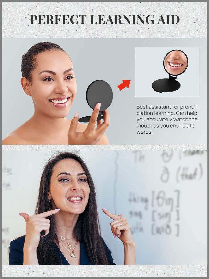 جيت_ان_بالك مجموعة مرآة مكياج دائرية صغيرة الحجم من Getinbulk للمحفظة مكونة من 24 قطعة (4 ألوان) - Image 5