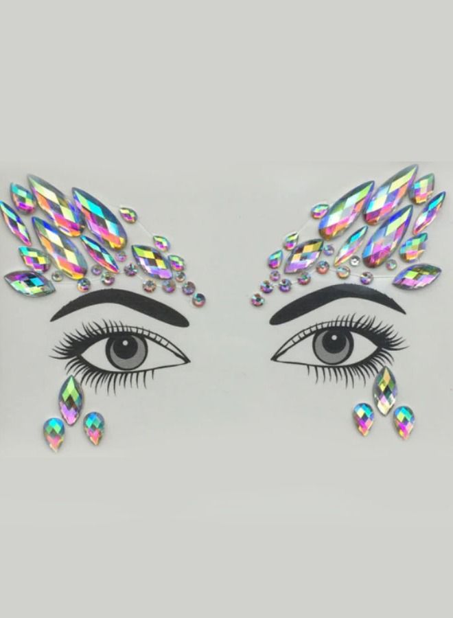 ملصقات تاتو كريستاليه للوجه