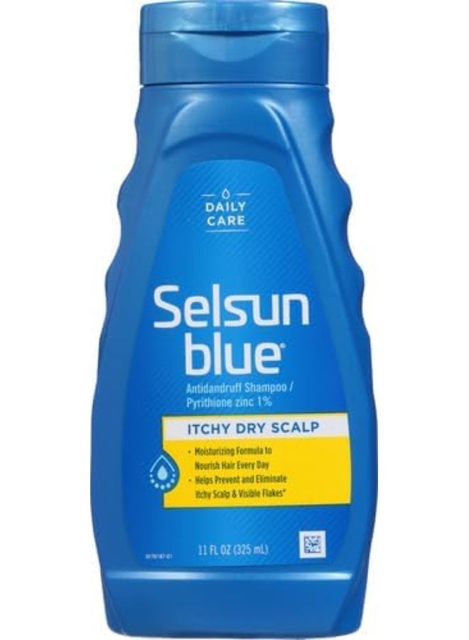 Selsun Blue Itchy Dry Scalp Anti-Dandruff Shampoo, 11 Fl. Oz, Extra-Hydrating Formula, Pyrithione Zinc 1% - Image 2