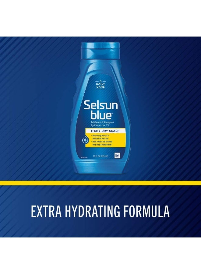 Selsun Blue Itchy Dry Scalp Anti-Dandruff Shampoo, 11 Fl. Oz, Extra-Hydrating Formula, Pyrithione Zinc 1% - Image 5