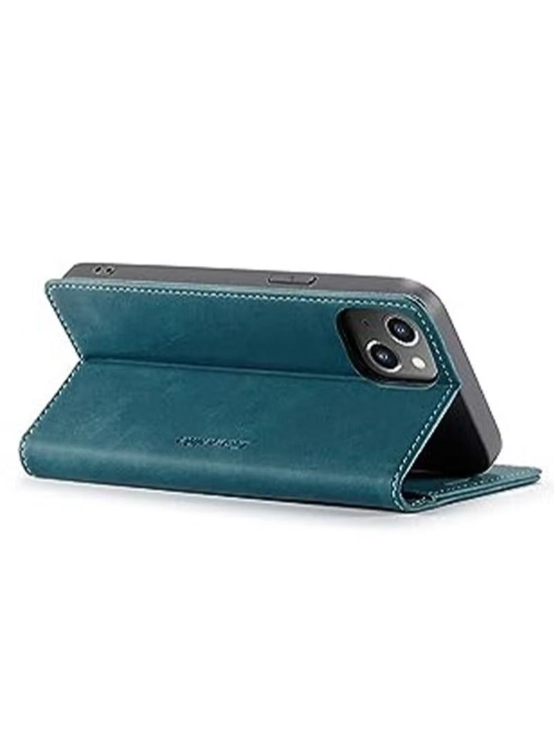 CaseMe iPhone 15 Leather Case Wallet Flip Cover Card Slots Magnetic Closure Stand Phone Holder Function Fold Shockproof Protective Full Protection Anti-drop Anti-scratch Accessory For iPhone 15 - Image 5