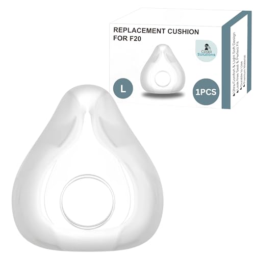 CPAPi Solutions F20 Replacement Cushion Large Compatible with AirFit AirTouch CPAP Masks Soft Silicone Seal Snug Fit for Nose Mouth Durable Comfortable