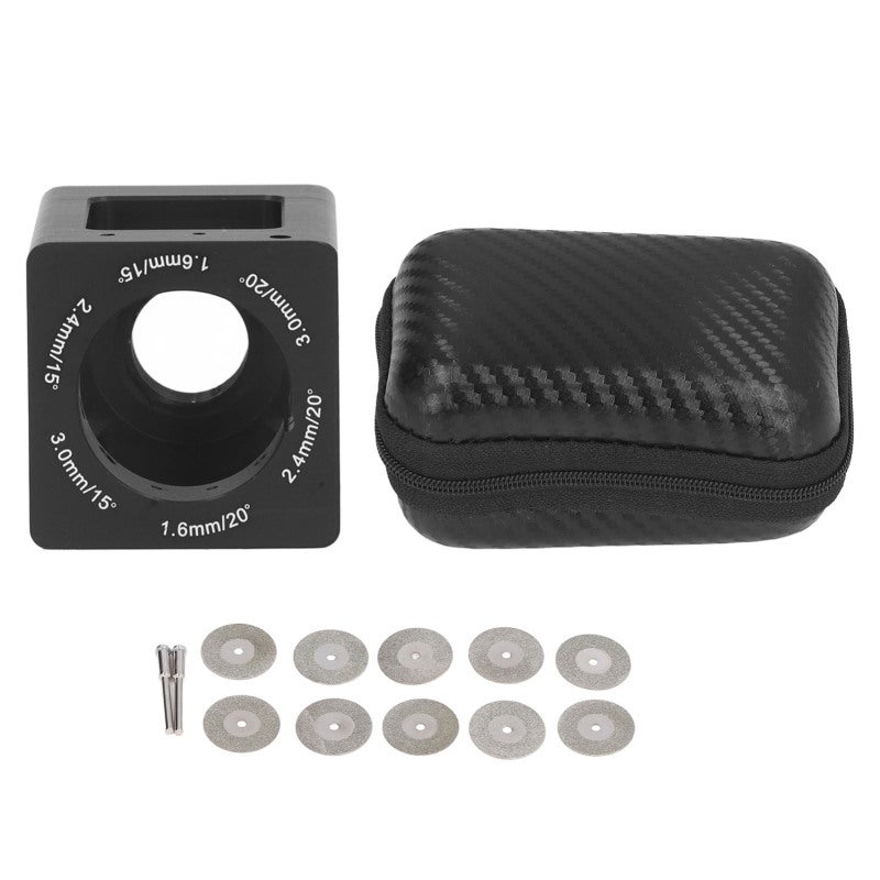 Tungsten Sharpener Aluminum Tungsten Needles Grinder Welding Tool with Grinding Wheel Rod Storage Box - Image 1
