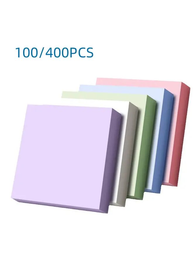 Morandi Pastel Colored Sticky Notes 100 Sheets Pack Of 5 Soothing Colors - Image 1