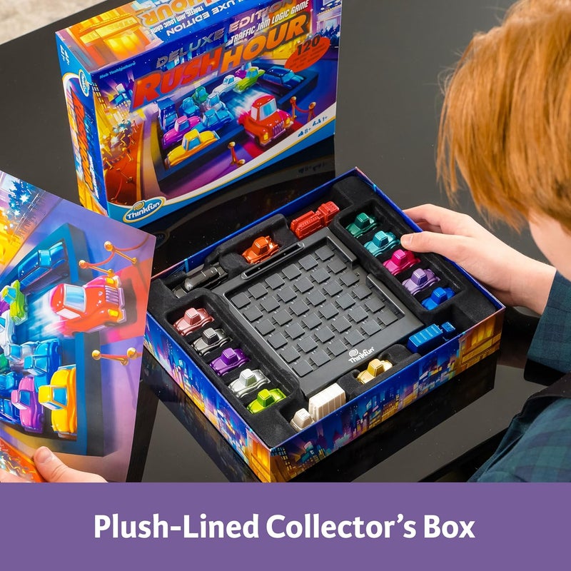 ThinkFun Rush Hour® Deluxe - Denkspiel ab 8 Jahre: Das geniale Stauspiel in hochwertiger Ausführung! - Image 4