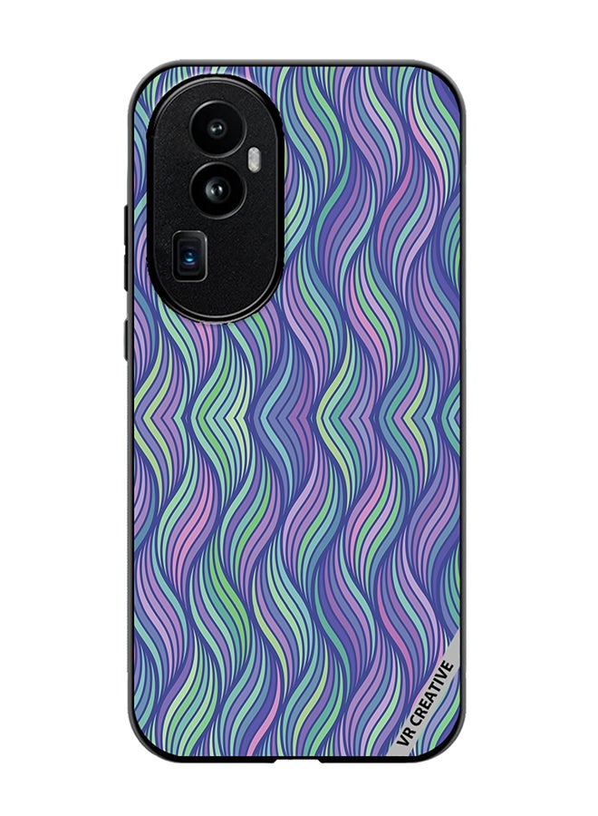 VR CREATIVE Protective Case Cover For Oppo Reno 10 Pro Plus Strips Design Multicolour - Image 1