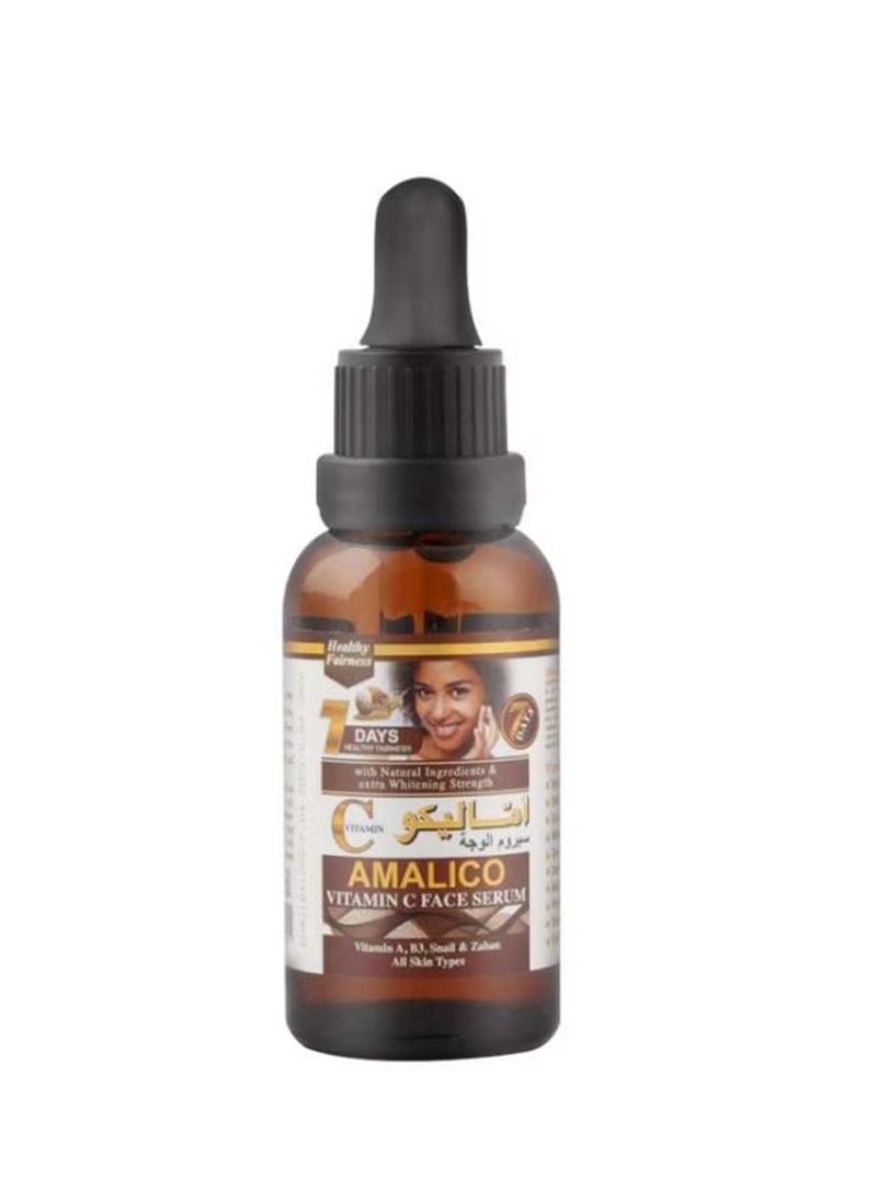 AMALICO Amalico Vitamin C Face Serum Vitamin A, B3 Snail & Zaban All Skin Types 30ml 