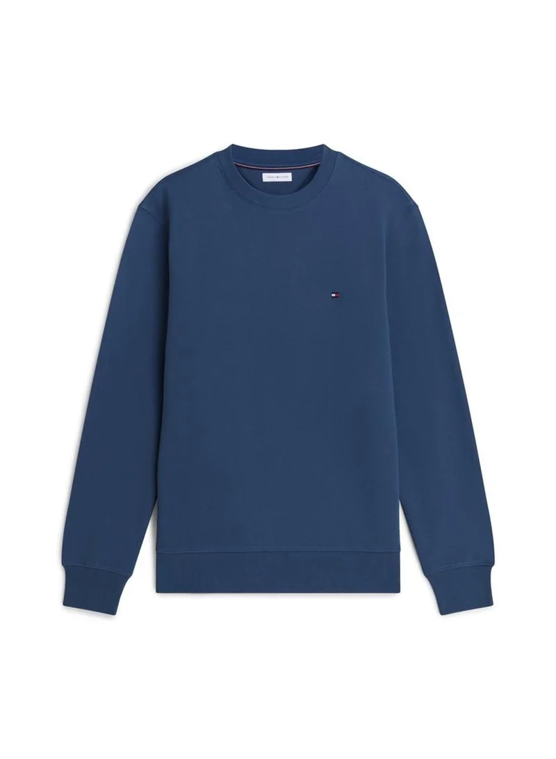 Tommy Hilfiger Aegean Sea Terry Crew Neck Sweatshirt for Men | Best Price UAE