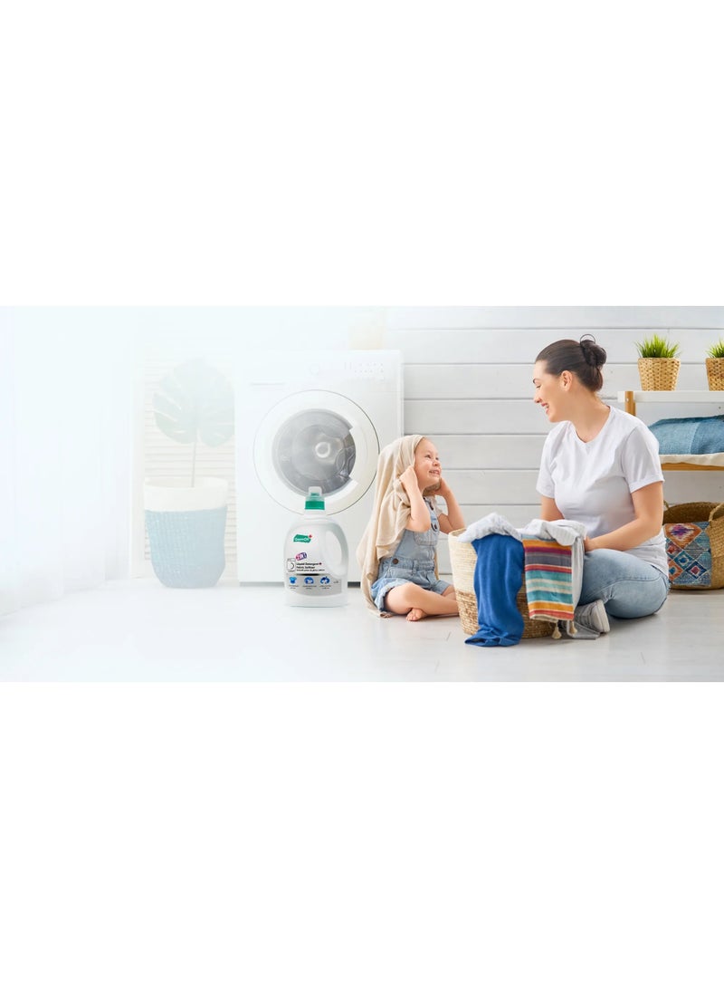 GermOff 2 In 1 Laundry Detergent And Fabric Softener 1 L - Image 3