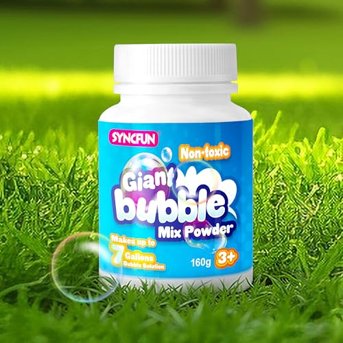SYNCFUN Giant Bubble Solution Makes 7 Gallons 896 OZ Non Toxic Giant Bubble Mix Powder Concentrate Solution Refill for Wands Machine Summer Outdoor Birthday Party - Image 5