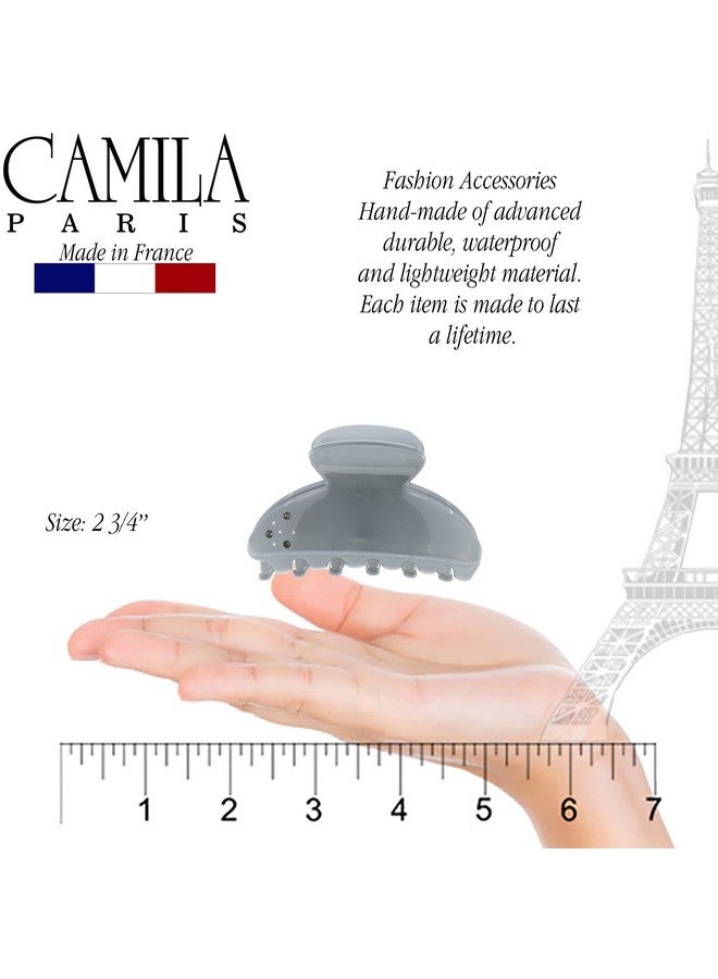 CAMILA Paris Cp3427 French Hair Clip For Women Girls Hair Claw Clips Jaw For Thick Hair For Long Curly Wavy Hair Fashion Styling Hair Accessories For Women Strong Hold No Slip Grip Made In France - Image 3