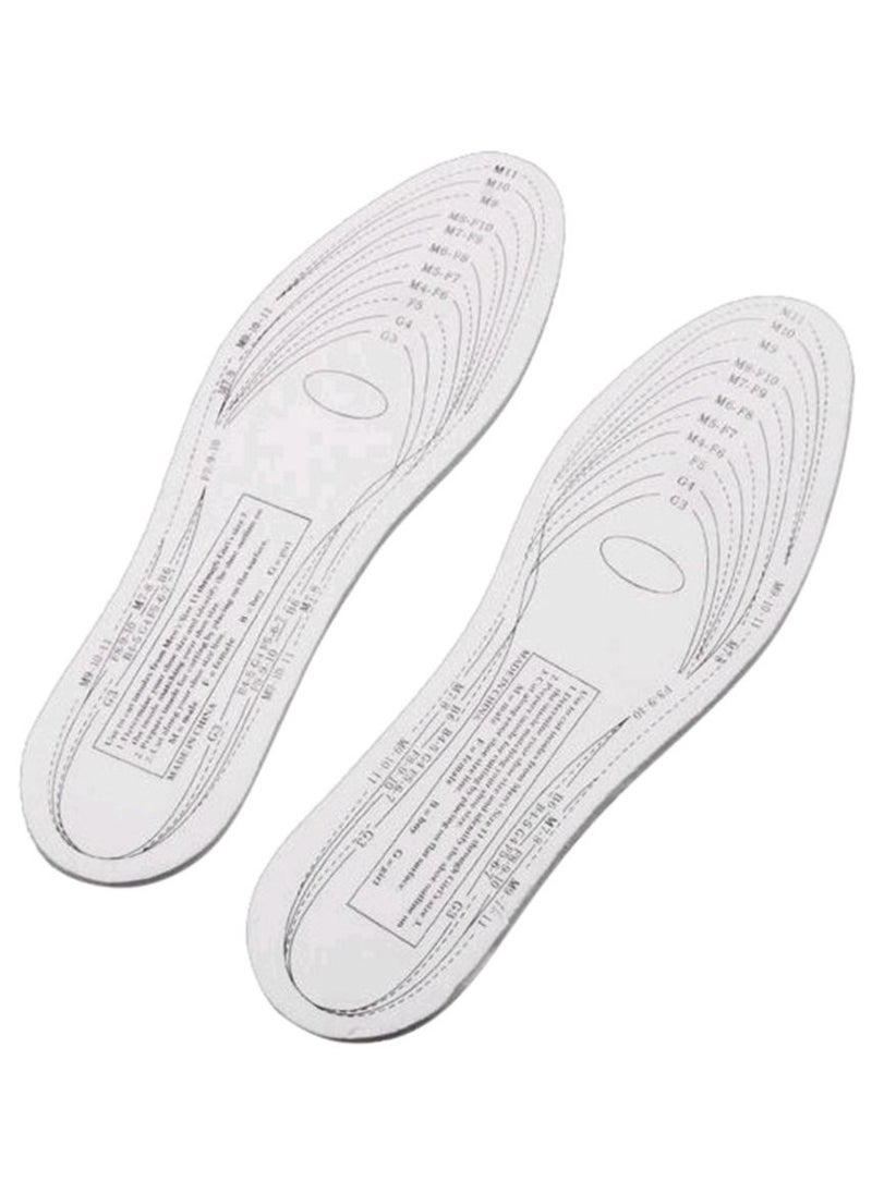 Generic - 1 Pair Unisex Memory Foam Insoles Spring-back Women Inner Running Sole Slippers Shoepad Men Foot Pad - Image 1