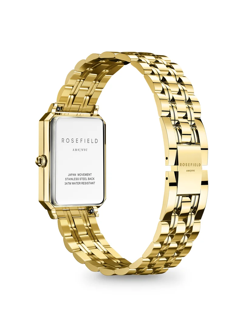 RoseField Rosefield Octagon XS Mint Green MOP Steel Gold Women Watch - OGGSG-O71