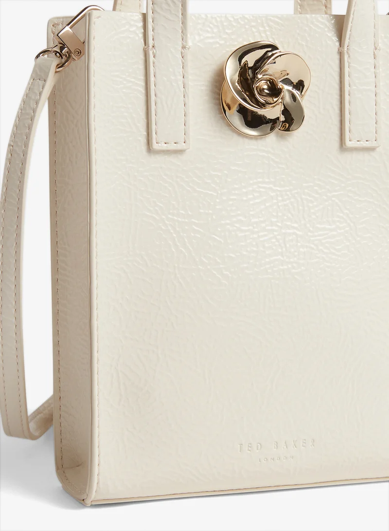 Ted Baker  Roseem Rose Detail Crinkle Small Crossbody for Women | Best Price UAE