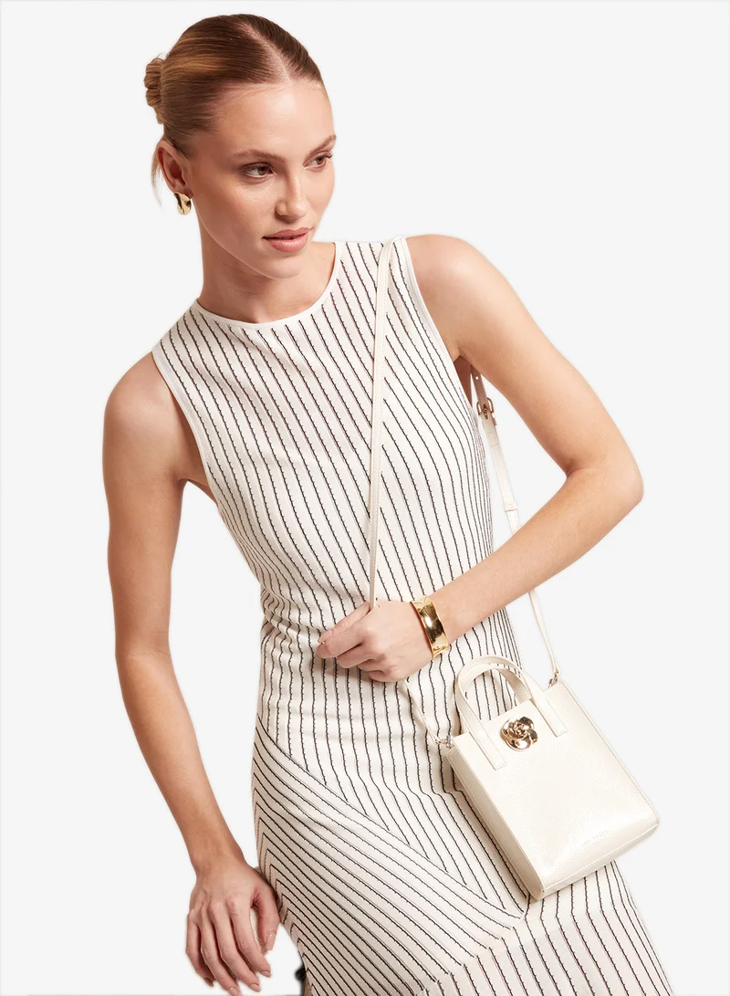 Ted Baker Roseem Rose Detail Crinkle Small Crossbody