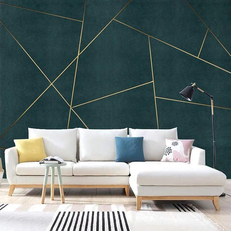 SHREEHARI SHREEHARI Gold 50m 1cm Tile Stickers Waterproof SelfAdhesive Floor Sealing Tape Gap Cover DIY Decoration for Living Room Kitchen Bathroom Bedroom  - Image 3
