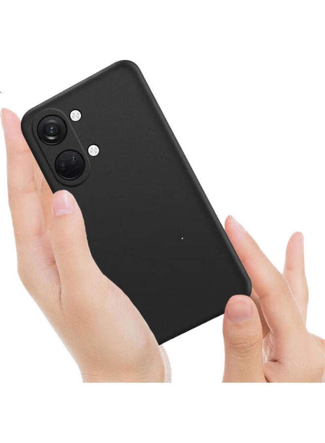 Maikuqi, Suitable For Oppo Oneplus Ace 2V, Phone Case, Full Coverage Frosted Tpu Shockproof Soft Shell Phone Protective Cover, Black - Image 2