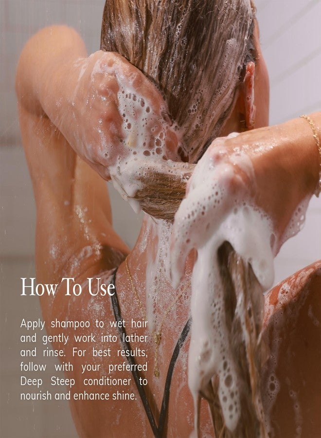 Deep Steep Argan Oil Hydrating Volume Shampoo, 17 oz - Volumizing Shampoo with Argan Oil, Aloe, Marula Oil & Rice Protein - Sulfate-Free, Vegan, Clean Beauty Hair Care, Full Hydration - Image 4