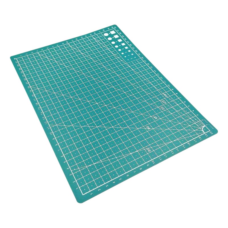 A4 Cutting Mat Single-sided Cutting Board Cut Pad DIY Tool with Clear Grid Lines Angles for Scrapbooking Art and Craft Projects - Image 1