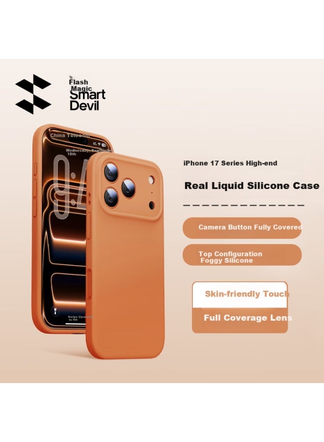 SmartDevil Shanmo [camera Button Full Coverage] Iphone 17 Pro Case, Liquid Silicone Protective Cover For Apple Iphone 17 Pro, Ultra-thin Shockproof Soft Case With Full Lens Protection, Suitable For Men And Wome - Image 1