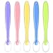 Vicloon Baby Silicone Spoons 5 PCS Baby Training Feeding Spoons for First Stage 4 Months Toddlers Infants Utensils Feeding Supplies Soft Tip BPA Free GumFriendly Dishwasher BoilProof - Image 2