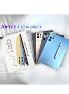 AirTab U24 Pro Smart Tablet 10.1-FHD Inch Display 16GB RAM 1TB ROM – With Arabic Keyboard Gold  - Image 3