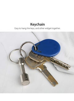 Generic Strong Metal Magnet Keychain Set - 4 Pack for Keys & Jewelry Testing, Durable Pocket Holders with Split Ring  - Image 4