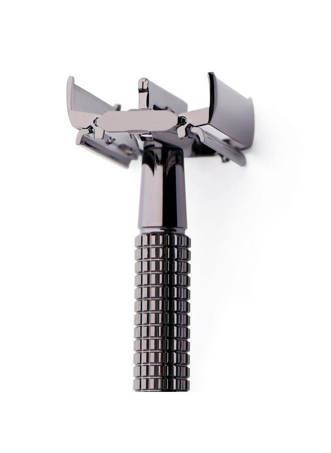 WeiShi - Safety Razor Double Edge Nostalgic Long Handle Butterfly Open Razor - Image 1