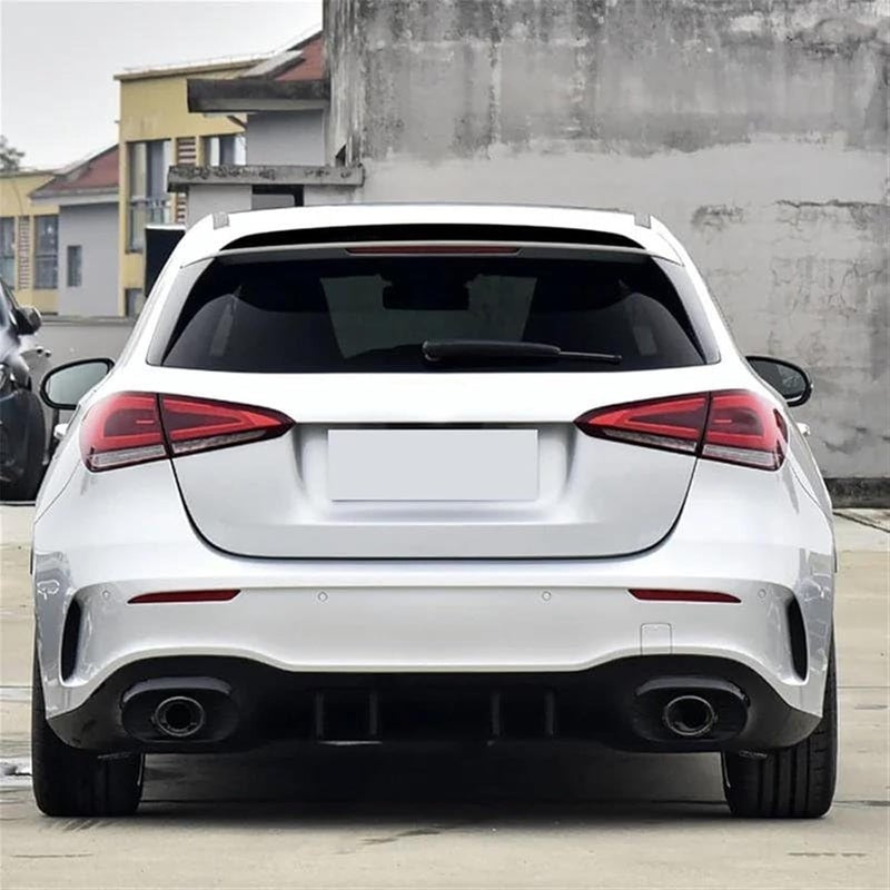 QASULER Gloss Black Rear Bumper Spoiler - Image 3