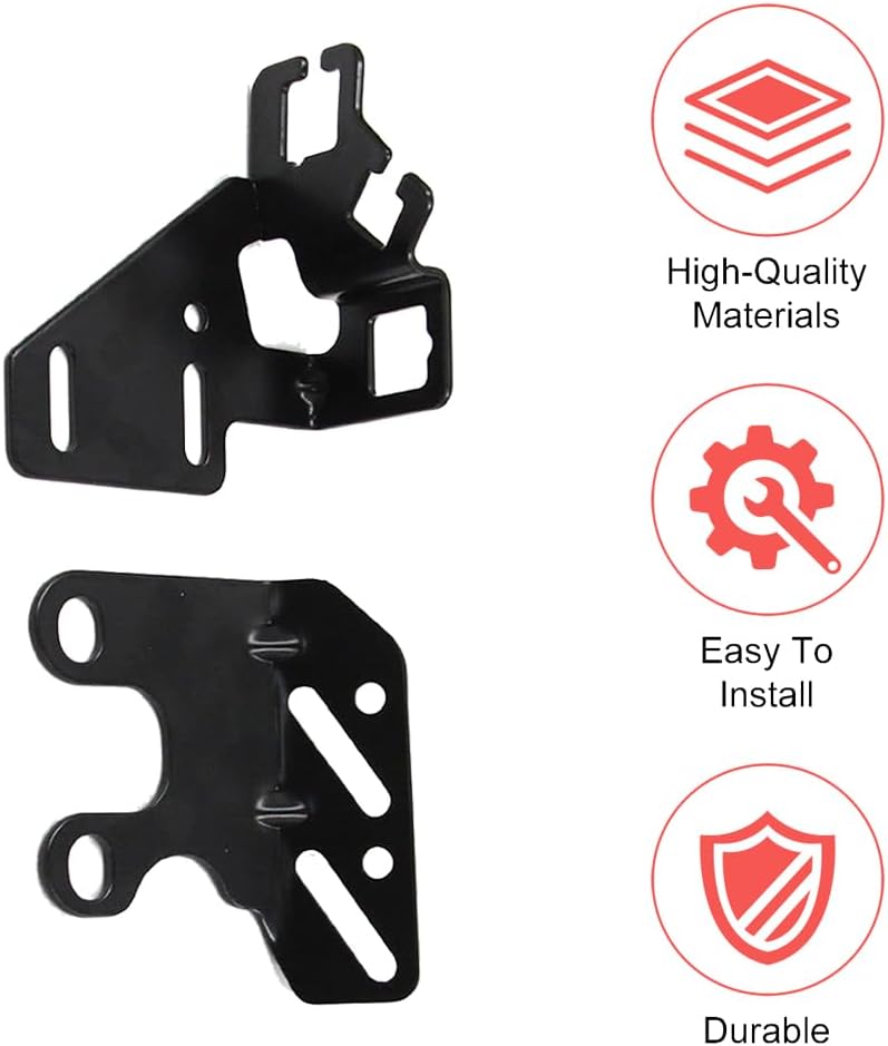 Wuidail Throttle Cable Bracket 8031 for SBC & BBC - Black - Image 3