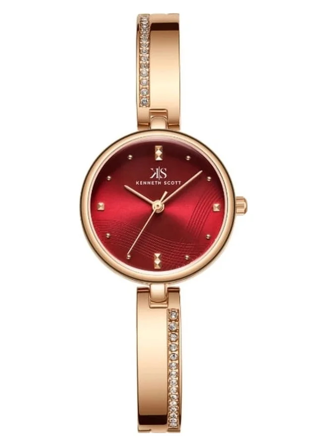 KENNETH SCOTT Alloy Analog Watch K23506-RBKR - 28 mm