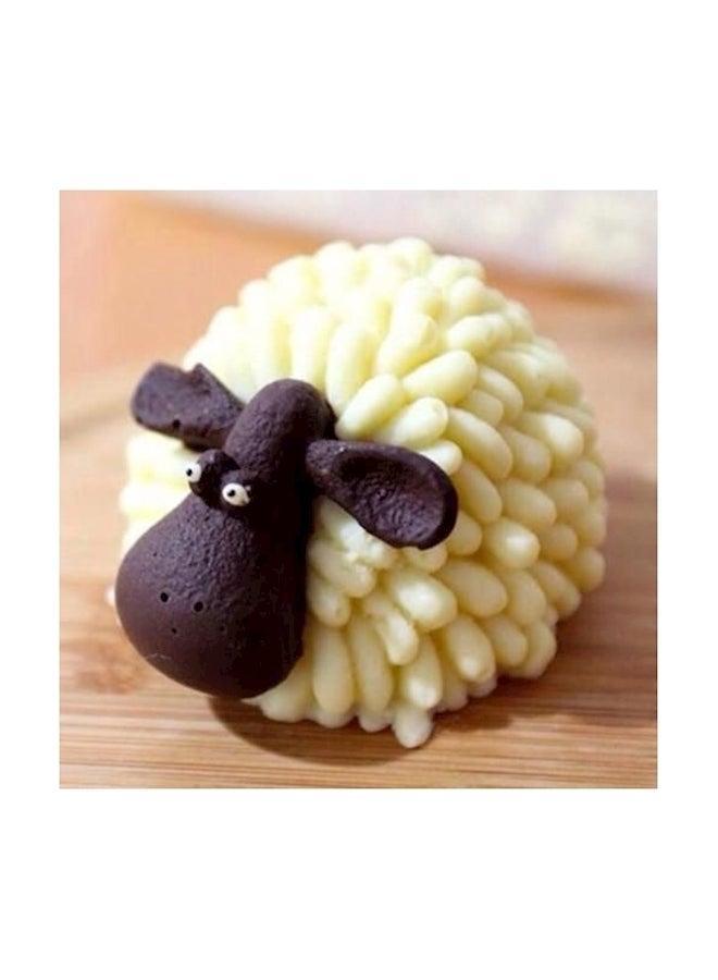 3D Decorative Sheep Mould Pink - Image 2