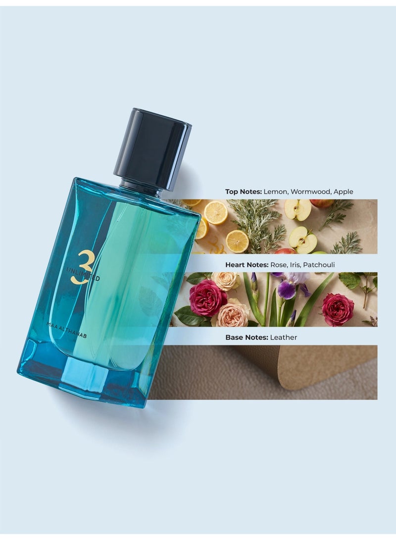 ماء الذهب | أنليميتد 3 | أو دو بارفان | عطر جريء للجنسين ثابت يدوم طويلاً | 75 مل | لمن يعيدون تعريف الحدود - Image 3