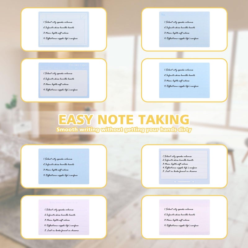 Bagentry 2 Sticky Full Adhesive Notes Roll Tape with Pull Out Dispenser Boxes, 512 Sheets Sticky Notes 1.7 x 2.4 Inch, Self-Stick Memo Pads Sticker Label for Noting Writing (Purple & Pink) - Image 5